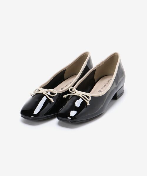 MAJESTIC LEGON(マジェスティックレゴン)の「スクエアバレエシューズ(バレエシューズ・レディース・ブラック/A/アイボリー/ブラック系その他2/ブラック系その他/レッド/ブラウン系その他2・SMALL/LARGE/X-LARGE/MEDIUM)」の4枚目の写真