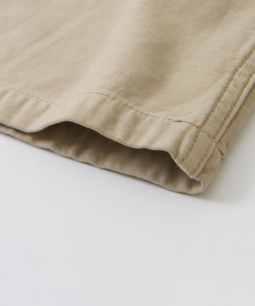 CUBE SUGAR（キューブシュガー）の「ムラ糸 バックサテン サロペットスカート（ジャンパースカート・レディース・ネイビー/ベージュ/サックスブルー/カーキ・M）」の22枚目の写真