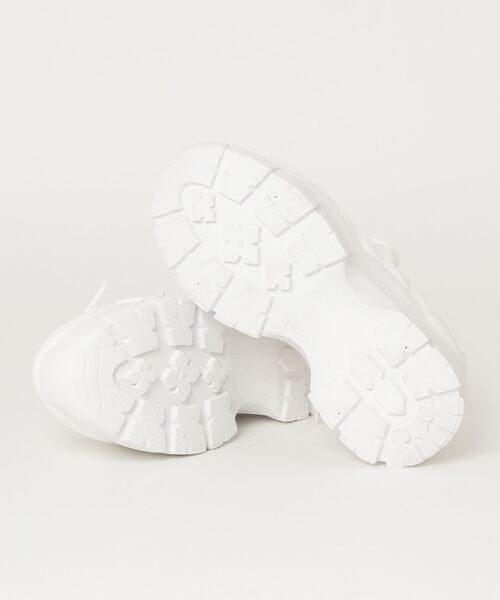 LOVEHUNTER(ラブハンター)の「Love Hunter / 軽量 厚底ダッドスニーカー《約6.5cmソール》(1545)ホワイトスニーカー(スニーカー・レディース・ホワイト/ブラック/ブラック×ブラック・LL/M/L/S/40/41/42/43/SS/44)」の5枚目の写真