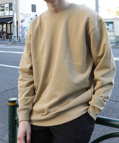 United Athle（ユナイテッドアスレ）の「United Athle/10.0オンス クルーネック スウェット（スウェット・メンズ・ブラック/ホワイト/グレー/ベージュ/グリーン・SMALL/MEDIUM/LARGE/X-LARGE）」の4枚目の写真