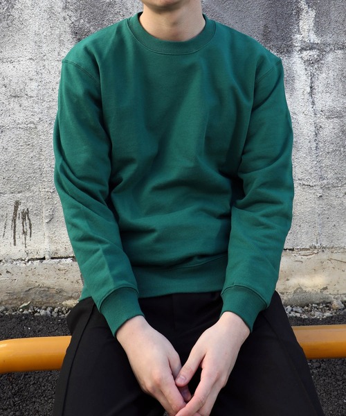 United Athle（ユナイテッドアスレ）の「United Athle/10.0オンス クルーネック スウェット（スウェット・メンズ・ブラック/ホワイト/グレー/ベージュ/グリーン・SMALL/MEDIUM/LARGE/X-LARGE）」の5枚目の写真