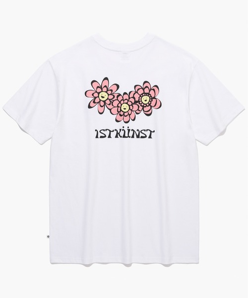 ISTKUNST(イストクンスト)の「【ISTKUNST】FLOWER FRIENDS TEE / イストクンスト フラワー フレンズ 半袖 Tシャツ(Tシャツ/カットソー・メンズ・ホワイト/ネイビー/パープル・MEDIUM/LARGE)」の7枚目の写真