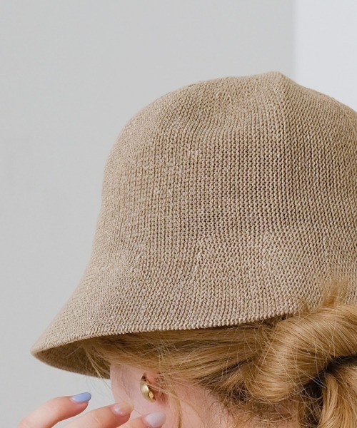 Bab（バブ）の「リネンタッチバケットハット（ハット・レディース・ブラック/ベージュ/ブラウン/ホワイト系その他・ONESIZE）」の12枚目の写真