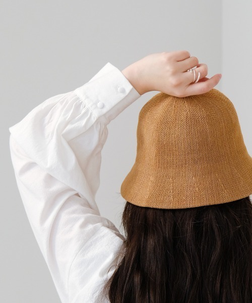 Bab（バブ）の「リネンタッチバケットハット（ハット・レディース・ブラック/ベージュ/ブラウン/ホワイト系その他・ONESIZE）」の16枚目の写真