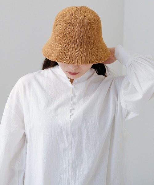 Bab（バブ）の「リネンタッチバケットハット（ハット・レディース・ブラック/ベージュ/ブラウン/ホワイト系その他・ONESIZE）」の17枚目の写真