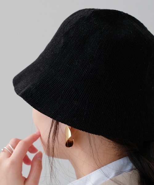 Bab（バブ）の「リネンタッチバケットハット（ハット・レディース・ブラック/ベージュ/ブラウン/ホワイト系その他・ONESIZE）」の19枚目の写真