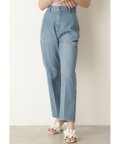 JILL STUART(ジルスチュアート)の「◆テリーデニムパンツ(デニムパンツ・レディース・ブルー/ベージュ・2/0/4)」の1枚目の写真