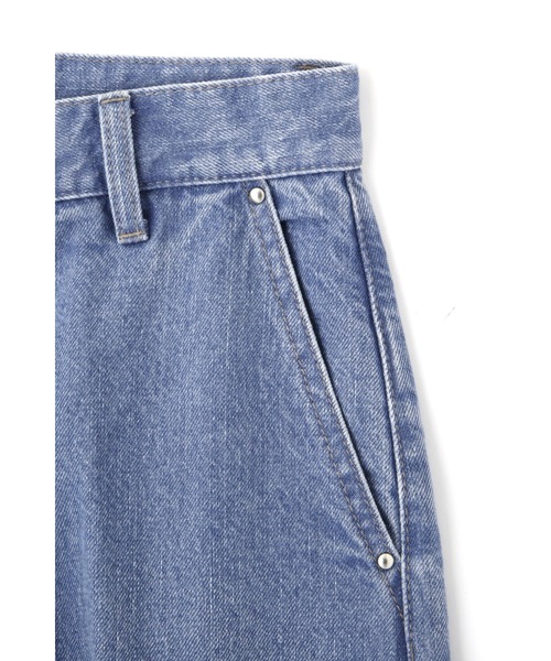 JILL STUART(ジルスチュアート)の「◆テリーデニムパンツ(デニムパンツ・レディース・ブルー/ベージュ・2/0/4)」の5枚目の写真