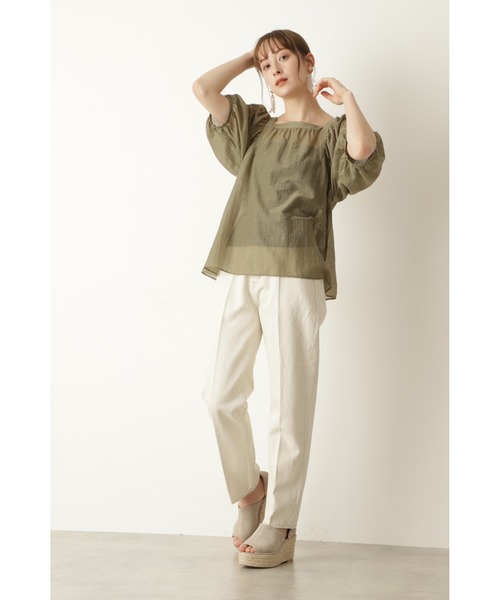 JILL STUART(ジルスチュアート)の「◆テリーデニムパンツ(デニムパンツ・レディース・ブルー/ベージュ・2/0/4)」の18枚目の写真