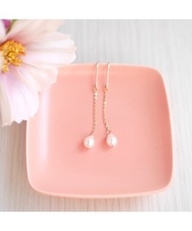 tone（トーン）の「【SPICY COLORS】天然石の一粒ピアス【14kgf】（ピアス（両耳用）・レディース）」
