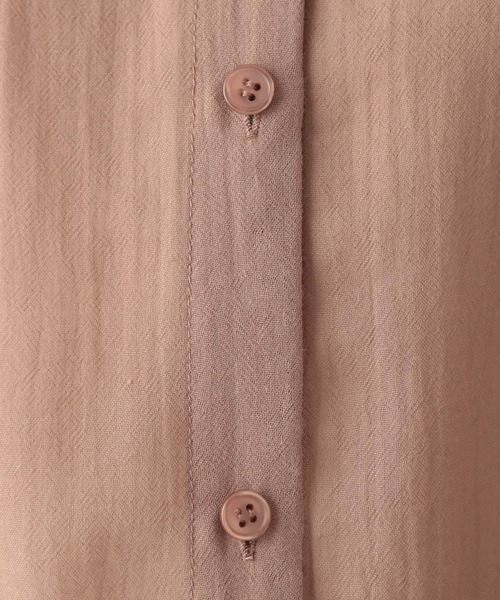 LEPSIM(レプシィム)の「シアーチュニックブラウス 934813(シャツ/ブラウス・レディース・ブラック/オフホワイト/モカ/ブルーグリーン・FREE)」の17枚目の写真