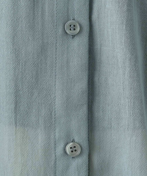 LEPSIM(レプシィム)の「シアーチュニックブラウス 934813(シャツ/ブラウス・レディース・ブラック/オフホワイト/モカ/ブルーグリーン・FREE)」の7枚目の写真