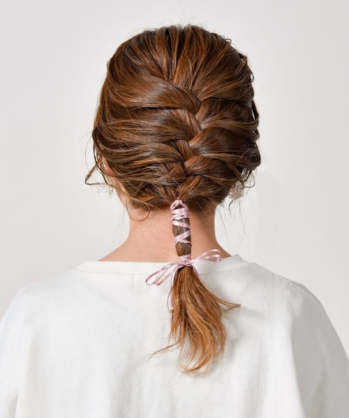 CALIFORNIA OUTFITTERS(カリフォルニア アウトフィッターズ)の「【LULKA(ルールカ)】ぐるぐるヘアアレンジフックリボン(その他ヘアアクセサリー・レディース・ホワイト/ブラック/ベージュ/パープル/ピンク/エメラルド・ONESIZE)」の6枚目の写真