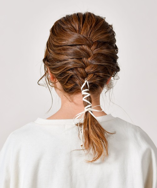 CALIFORNIA OUTFITTERS(カリフォルニア アウトフィッターズ)の「【LULKA(ルールカ)】ぐるぐるヘアアレンジフックリボン(その他ヘアアクセサリー・レディース・ホワイト/ブラック/ベージュ/パープル/ピンク/エメラルド・ONESIZE)」の10枚目の写真