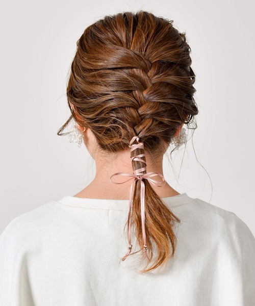 CALIFORNIA OUTFITTERS(カリフォルニア アウトフィッターズ)の「【LULKA(ルールカ)】ぐるぐるヘアアレンジフックリボン(その他ヘアアクセサリー・レディース・ホワイト/ブラック/ベージュ/パープル/ピンク/エメラルド・ONESIZE)」の11枚目の写真