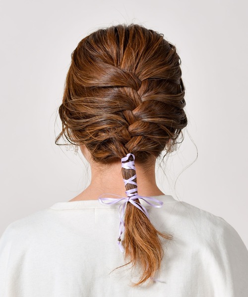 CALIFORNIA OUTFITTERS(カリフォルニア アウトフィッターズ)の「【LULKA(ルールカ)】ぐるぐるヘアアレンジフックリボン(その他ヘアアクセサリー・レディース・ホワイト/ブラック/ベージュ/パープル/ピンク/エメラルド・ONESIZE)」の9枚目の写真