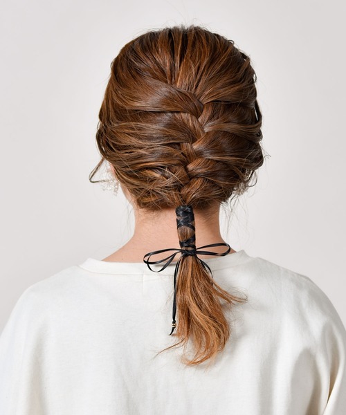 CALIFORNIA OUTFITTERS(カリフォルニア アウトフィッターズ)の「【LULKA(ルールカ)】ぐるぐるヘアアレンジフックリボン(その他ヘアアクセサリー・レディース・ホワイト/ブラック/ベージュ/パープル/ピンク/エメラルド・ONESIZE)」の8枚目の写真