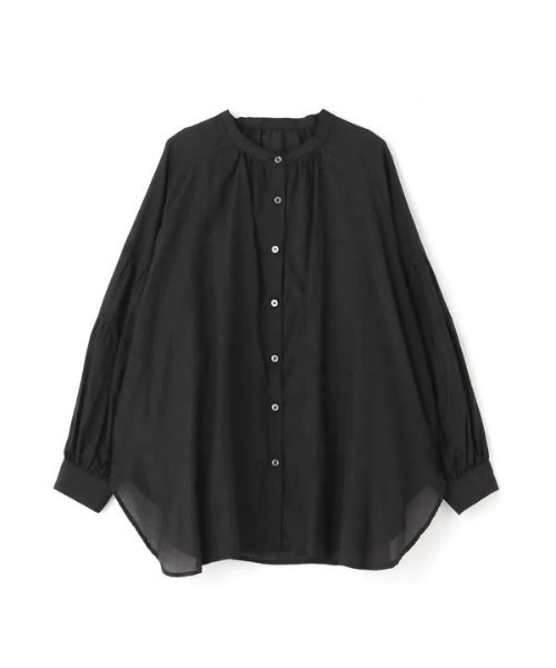 N.（N. Natural Beauty Basic）（エヌエヌナチュラルビューティーベーシック）の「◆ティアードパフスリーブブラウス（シャツ/ブラウス・レディース・ブラック/オフホワイト/モーブ系・MEDIUM）」の14枚目の写真