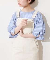 ねじりタックバルーンブラウス