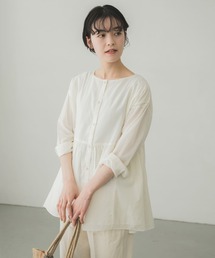 かぐれ | ボイルギャザー2WAYブラウス(シャツ/ブラウス)