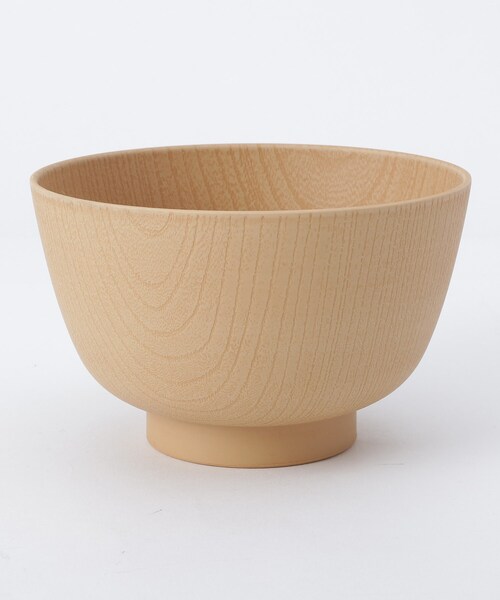 212 KITCHEN STORE（トゥワントゥキッチンストア）の「レンジ京型欅杢目汁椀　ナチュラル（食器・レディース・その他・00）」の2枚目の写真