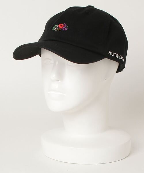 FRUIT OF THE LOOM(フルーツオブザルーム)の「【FRUIT OF THE LOOM/フルーツオブザルーム】 ブランドロゴエンブレムローキャップ(キャップ・レディース・ベージュ/ホワイト/ブラック/パープル・FREE)」の7枚目の写真