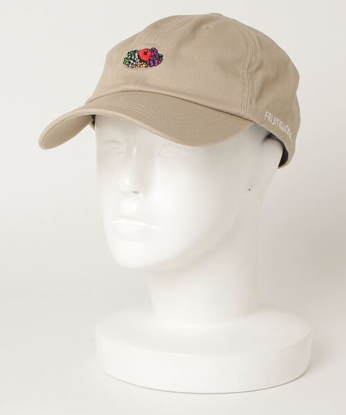 FRUIT OF THE LOOM(フルーツオブザルーム)の「【FRUIT OF THE LOOM/フルーツオブザルーム】 ブランドロゴエンブレムローキャップ(キャップ・レディース・ベージュ/ホワイト/ブラック/パープル・FREE)」の8枚目の写真