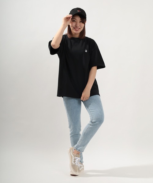 FRUIT OF THE LOOM(フルーツオブザルーム)の「【FRUIT OF THE LOOM/フルーツオブザルーム】 ブランドロゴエンブレムローキャップ(キャップ・レディース・ベージュ/ホワイト/ブラック/パープル・FREE)」の11枚目の写真