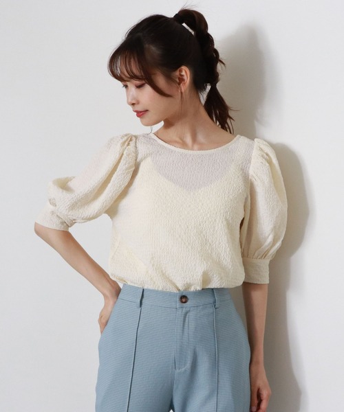 archives（アルシーヴ）の「パワショルプルオーバー（Tシャツ/カットソー・レディース・アイボリー/ブラック/グリーン/シルバーグレー・MEDIUM）」の21枚目の写真