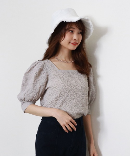 archives（アルシーヴ）の「パワショルプルオーバー（Tシャツ/カットソー・レディース・アイボリー/ブラック/グリーン/シルバーグレー・MEDIUM）」の17枚目の写真