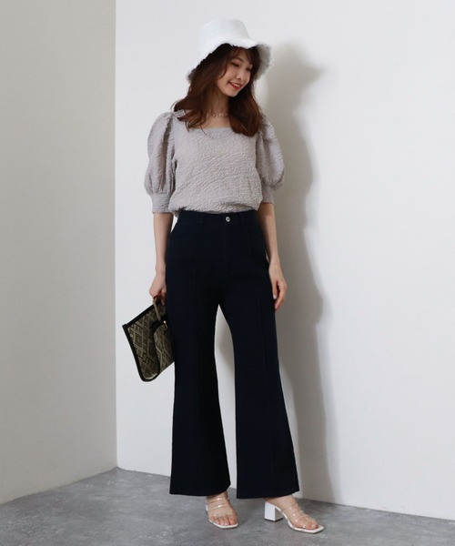 archives（アルシーヴ）の「パワショルプルオーバー（Tシャツ/カットソー・レディース・アイボリー/ブラック/グリーン/シルバーグレー・MEDIUM）」の7枚目の写真