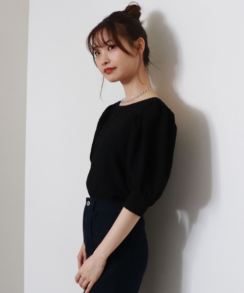 archives（アルシーヴ）の「パワショルプルオーバー（Tシャツ/カットソー・レディース・アイボリー/ブラック/グリーン/シルバーグレー・MEDIUM）」の9枚目の写真