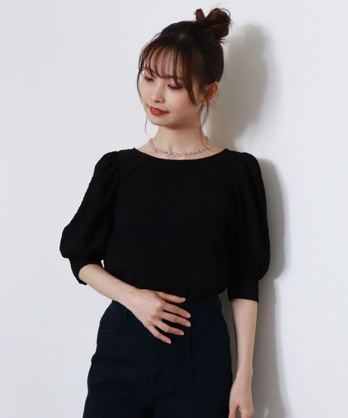 archives（アルシーヴ）の「パワショルプルオーバー（Tシャツ/カットソー・レディース・アイボリー/ブラック/グリーン/シルバーグレー・MEDIUM）」の13枚目の写真