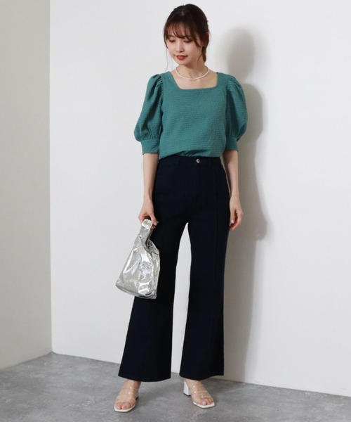 archives（アルシーヴ）の「パワショルプルオーバー（Tシャツ/カットソー・レディース・アイボリー/ブラック/グリーン/シルバーグレー・MEDIUM）」の18枚目の写真