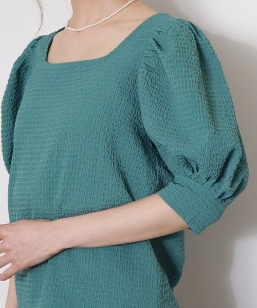 archives（アルシーヴ）の「パワショルプルオーバー（Tシャツ/カットソー・レディース・アイボリー/ブラック/グリーン/シルバーグレー・MEDIUM）」の14枚目の写真