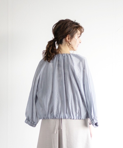 Emilyan（エミリアン）の「【2021SS】シアーブルゾン（ブルゾン・レディース・グレー/グリーン/アイボリー・9号）」の16枚目の写真