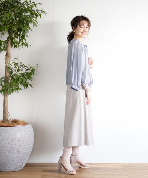 Emilyan（エミリアン）の「【2021SS】シアーブルゾン（ブルゾン・レディース・グレー/グリーン/アイボリー・9号）」の17枚目の写真