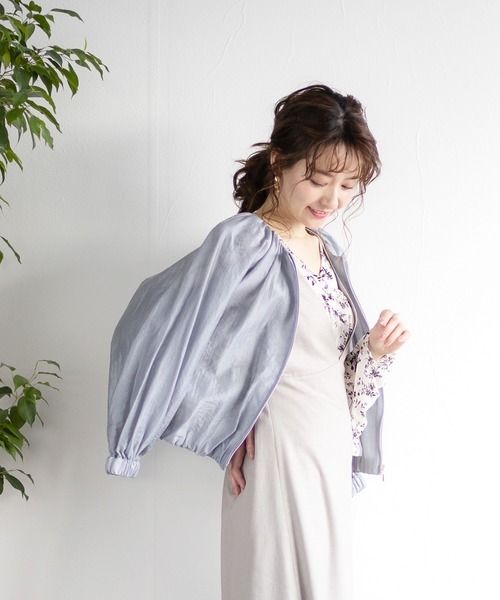 Emilyan（エミリアン）の「【2021SS】シアーブルゾン（ブルゾン・レディース・グレー/グリーン/アイボリー・9号）」の18枚目の写真