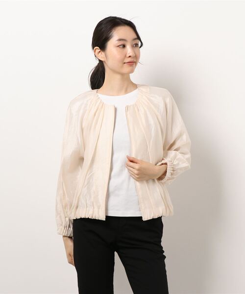 Emilyan（エミリアン）の「【2021SS】シアーブルゾン（ブルゾン・レディース・グレー/グリーン/アイボリー・9号）」の21枚目の写真