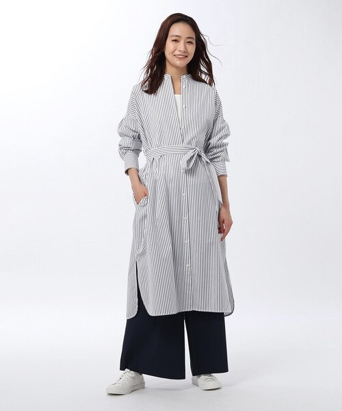 セール 洗える Srバンドカラーシャツワンピース ワンピース Untitled アンタイトル のファッション通販 Zozotown