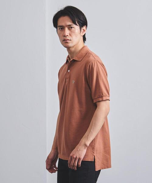 SCYE BASICS(サイベーシックス)の「<SCYE BASICS(サイベーシックス)> ピケ ポロシャツ(ポロシャツ・メンズ・ターコイズブルー/オレンジ系その他/オフホワイト/グレー・40/42/38/36)」の4枚目の写真