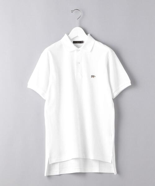 SCYE BASICS(サイベーシックス)の「<SCYE BASICS(サイベーシックス)> ピケ ポロシャツ(ポロシャツ・メンズ・ターコイズブルー/オレンジ系その他/オフホワイト/グレー・40/42/38/36)」の1枚目の写真