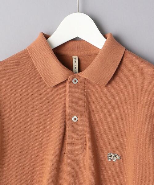 SCYE BASICS(サイベーシックス)の「<SCYE BASICS(サイベーシックス)> ピケ ポロシャツ(ポロシャツ・メンズ・ターコイズブルー/オレンジ系その他/オフホワイト/グレー・40/42/38/36)」の13枚目の写真