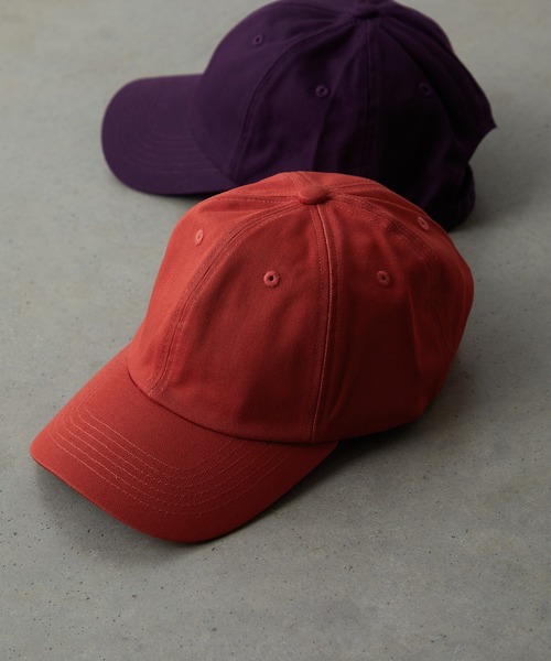 FRUIT OF THE LOOM（フルーツオブザルーム）の「Baseball Low Cap Twilll / ベースボールキャップ / ベーシック / カジュアル / ユニセックス / 無地（キャップ・レディース・ホワイト/ブラック/ベージュ/パープル/レッド/カーキ・FREE）」の6枚目の写真