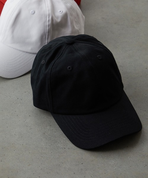 FRUIT OF THE LOOM（フルーツオブザルーム）の「Baseball Low Cap Twilll / ベースボールキャップ / ベーシック / カジュアル / ユニセックス / 無地（キャップ・レディース・ホワイト/ブラック/ベージュ/パープル/レッド/カーキ・FREE）」の2枚目の写真