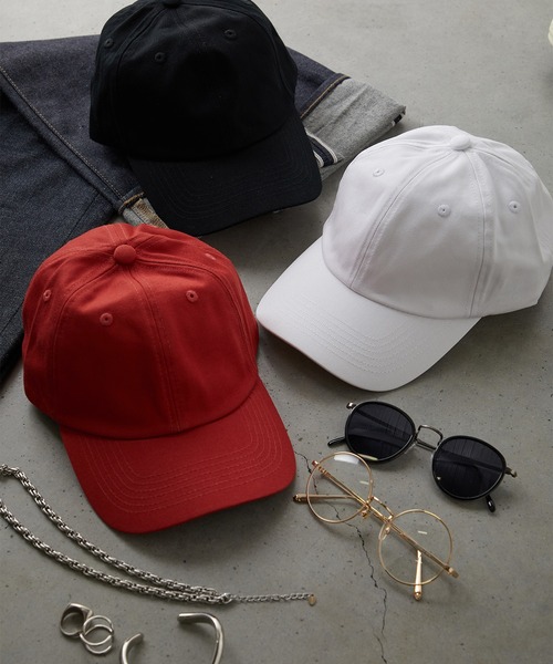 FRUIT OF THE LOOM（フルーツオブザルーム）の「Baseball Low Cap Twilll / ベースボールキャップ / ベーシック / カジュアル / ユニセックス / 無地（キャップ・レディース・ホワイト/ブラック/ベージュ/パープル/レッド/カーキ・FREE）」の7枚目の写真