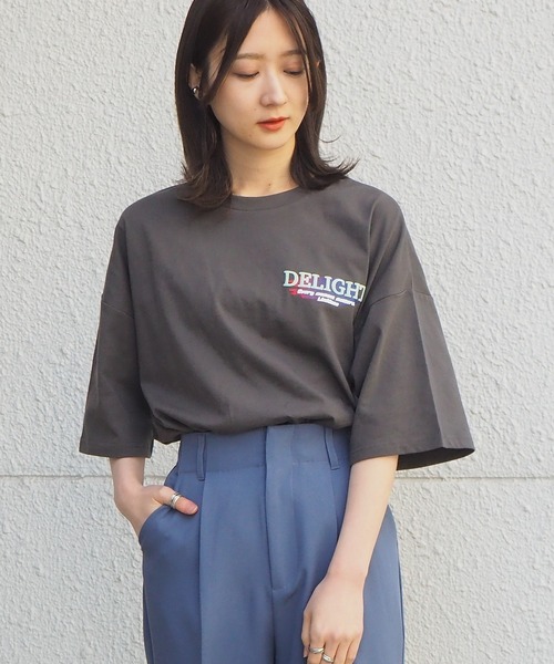 tiptop(ティップトップ)の「2021SS ロゴペイントBIGTシャツ(Tシャツ/カットソー・レディース・ホワイト系その他2/ブラック系その他2/オフホワイト/ホワイト系その他/ブラック/ブラック系その他・FREE)」の12枚目の写真
