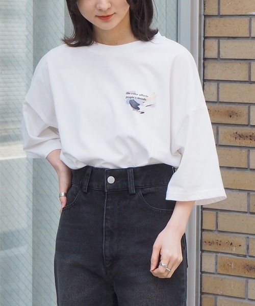 tiptop(ティップトップ)の「2021SS ロゴペイントBIGTシャツ(Tシャツ/カットソー・レディース・ホワイト系その他2/ブラック系その他2/オフホワイト/ホワイト系その他/ブラック/ブラック系その他・FREE)」の19枚目の写真