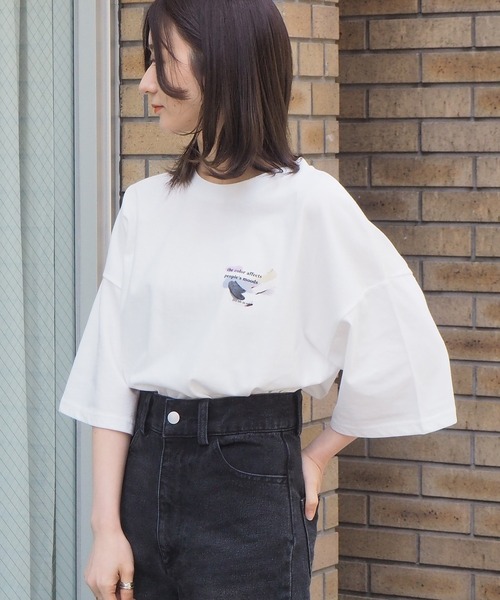 tiptop(ティップトップ)の「2021SS ロゴペイントBIGTシャツ(Tシャツ/カットソー・レディース・ホワイト系その他2/ブラック系その他2/オフホワイト/ホワイト系その他/ブラック/ブラック系その他・FREE)」の20枚目の写真