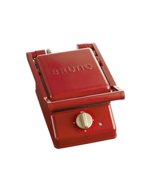 BRUNO(ブルーノ)の「グリルサンドメーカー シングル レッド グレージュ BOE083(キッチン家電・レディース・レッド/グレイッシュベージュ・フリ-)」の16枚目の写真